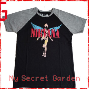 Nirvana - In Utero Official Raglan T Shirt ( Men L ) ***READY TO SHIP from Hong Kong***